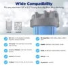 Membrane Solutions 10" x 4.5" Activated Carbon Water Filter for Big Blue 5 Micron - Image 9