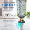 SimPure DC5P Spin Down Water Filter Replacement Filter, 40/100/200/500 Micron - Image 2